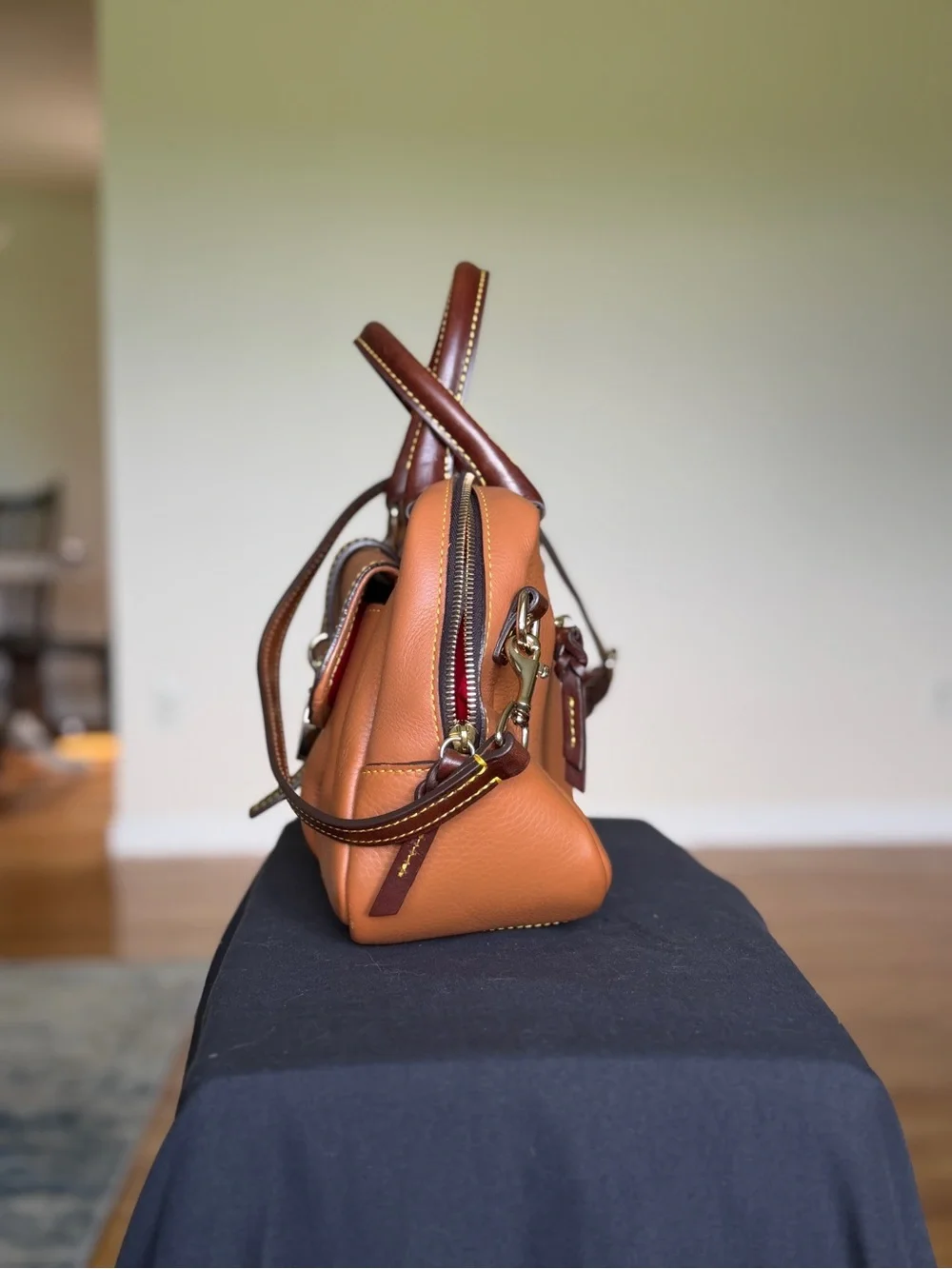 Dooney & Bourke structured pebble